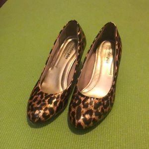 Cheetah print heels
